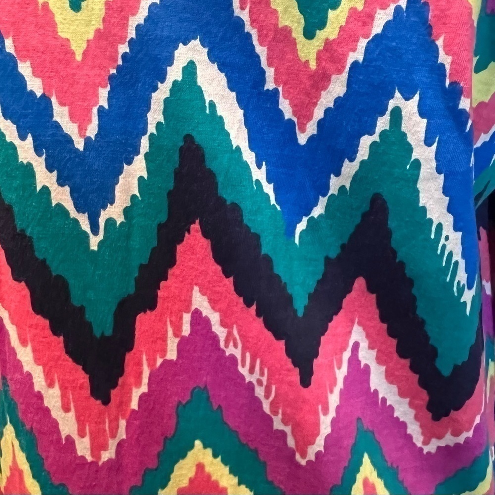 Lilly Pulitzer Chevron Print Gretchen 100% Pima Cotton Dress - Picture 7 of 7
